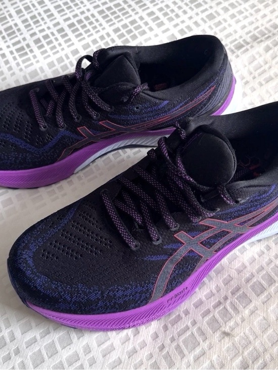 Asics Shoes - ASICS Gel-Kayano 29 Women's Running Shoes Size 11 Black Purple FF Blast